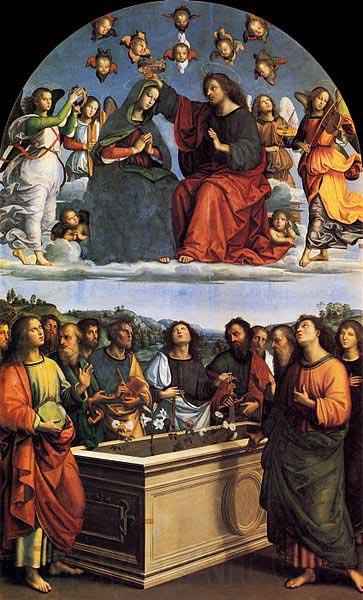 RAFFAELLO Sanzio The Crowning of the Virgin France oil painting art